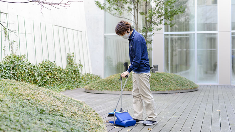 管理員・清掃員は高度な教育を受けたスタッフ